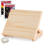 Tabletop Easel for Painting, 13.8"x11.4" Adjustable Portable Art Easel Includes by welcome