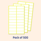 500 Pack, 1.5" x 0.5" - Image 3