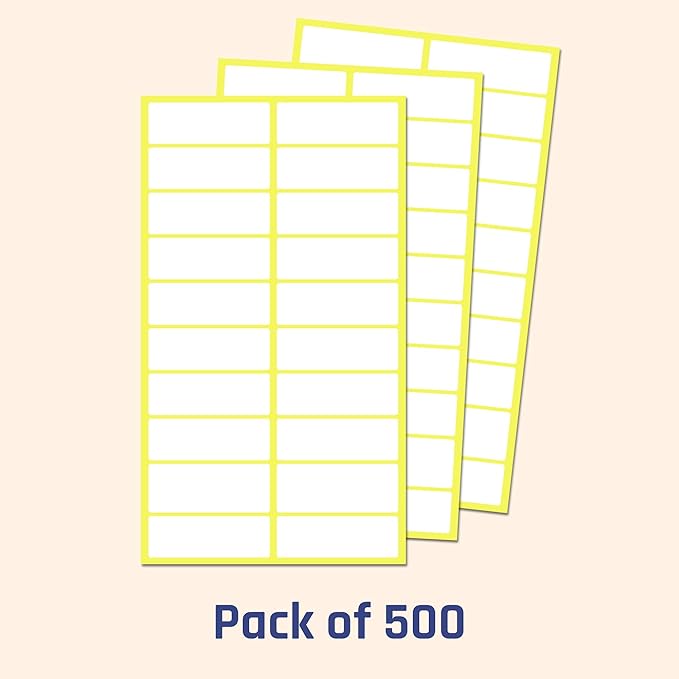 500 Pack, 1.5" x 0.5" - Image 3