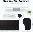 Ospelelf Ergonomic Mouse Pad and Keyboard Stand Wrist Rest Set, Memory Foam - Image 6