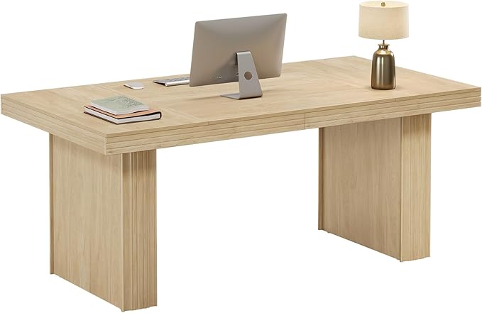 Tribesigns 63" Executive Desk, Modern Executive Office Desk - Image 9