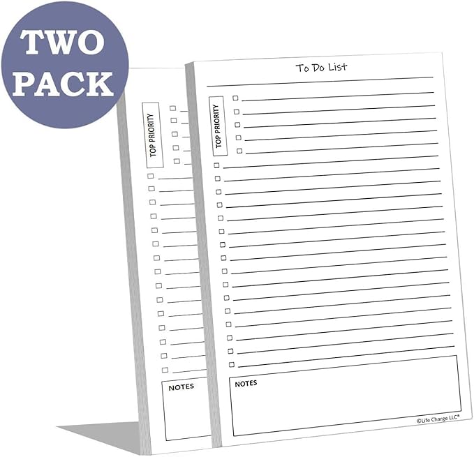 TO DO List Notepads Planner Pads. ToDo Checklist w/Priority & Note Sections. - Image 7