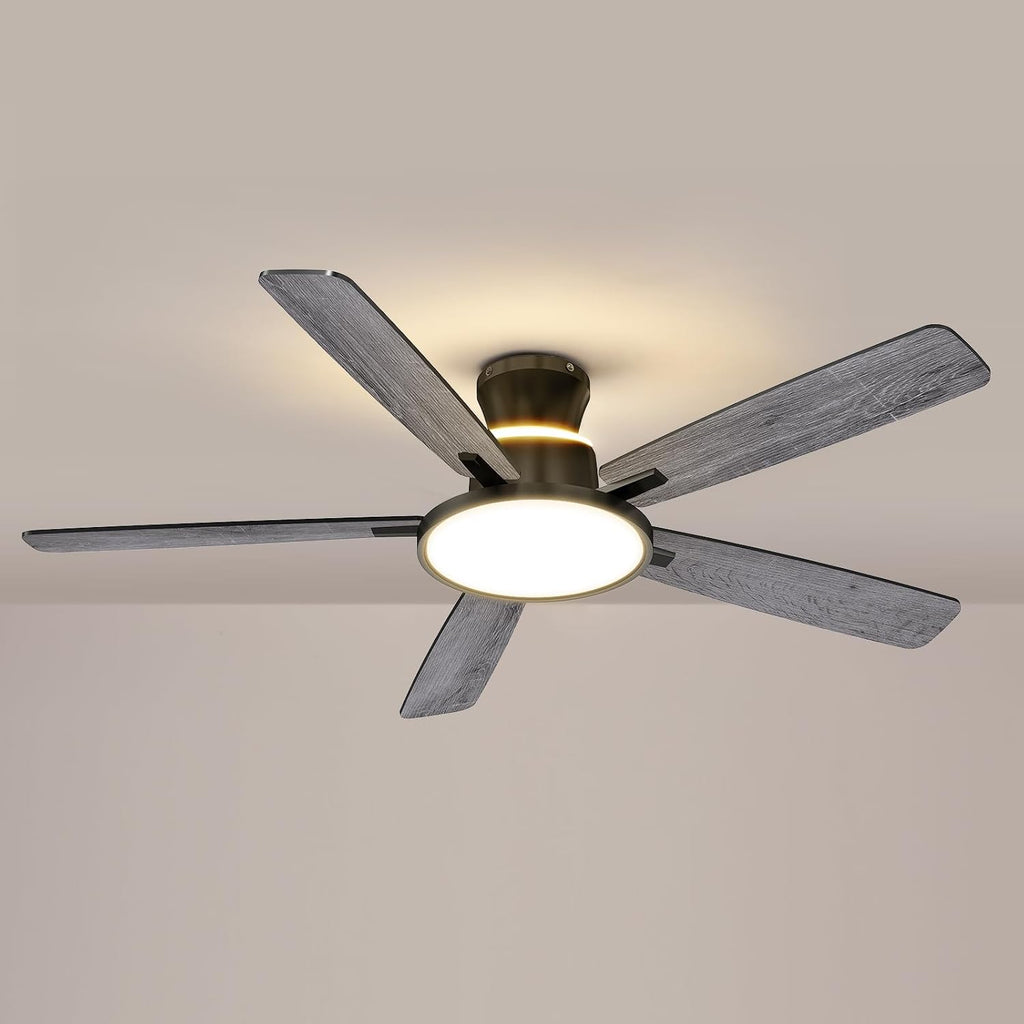 52 inch ceiling fans with remote control,soft backlight,quiet, main product view
