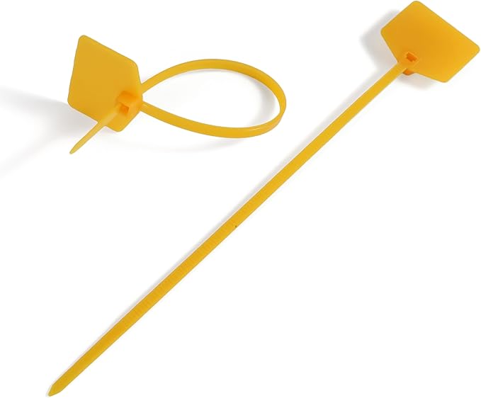 6 in Cable Tags Zip Tie Labels, Nylon Cable Ties by QSFPTEK