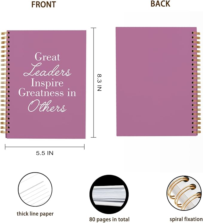 OXW Purple Notebooks for Work, Employee Appreciation Gifts, Leadership Gifts - Image 5