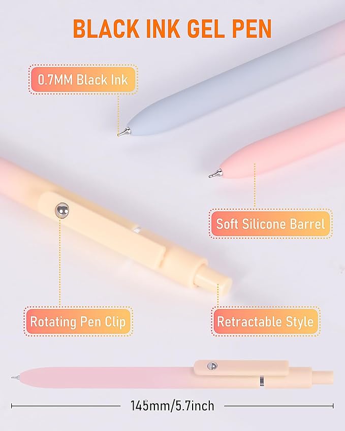 FIOVER Gel Pens, Aesthetic Ballpoint - Image 5