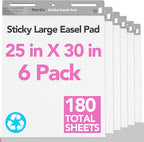 Nortix Flip Chart Paper, Sticky Easel Pads, Chart Paper by Nortix