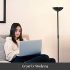 Brightech SkyLite LED Floor lamp, Torchiere Super Bright Floor Lamp - Image 7
