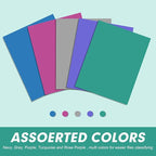 Two Pocket Folders, RAZCC 100 Pack 2 Pocket Folders Fit Letter Size Paper - Image 4