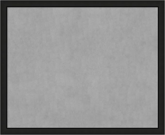 Amanti Art Black Framed Magnetic Board 35x43 X-Large Vision Board by AmantiArt