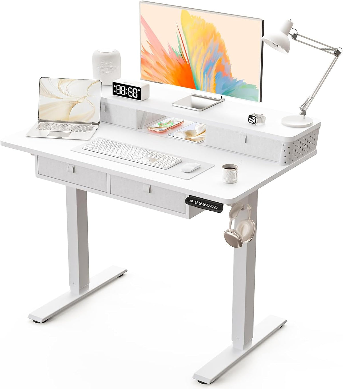 Kingant 40 x 24 Inch Electric Standing Desk