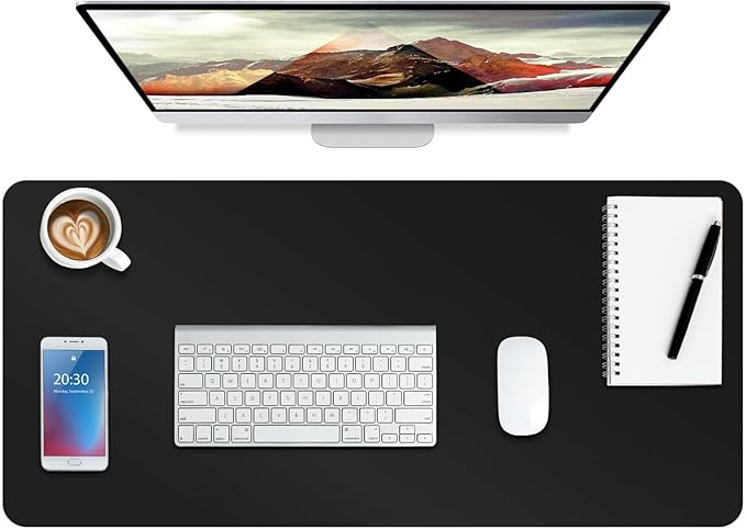 ‎Boutilon Leather Desk Pad Protector, Non-Slip Mouse Pad, Laptop Desk Pad by Boutilon
