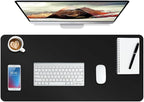 ‎Boutilon Leather Desk Pad Protector, Non-Slip Mouse Pad, Laptop Desk Pad by Boutilon