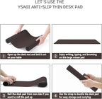 YSAGi Non-Slip Leather Desk Pad L Size, Waterproof Laptop Computer Desk - Image 6