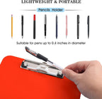 TFDLCG zm 2 PCS Red Plastic Clipboards Nursing Clipboard, Teacher Clip Boards - Image 3