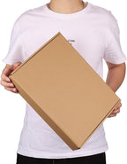 PHAREGE 13x10x2 inch Shipping Boxes 6 Pack Brown, Tab Lock Tuck Top Mailer Boxes - Image 4