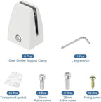 PATIKIL 1.7x1.3x2.4" Desk Divider Support Clamp - Image 3