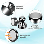 GOOLADA Pack of 56 Black Magnetic Push Pins, Fridge Magnets - Image 4