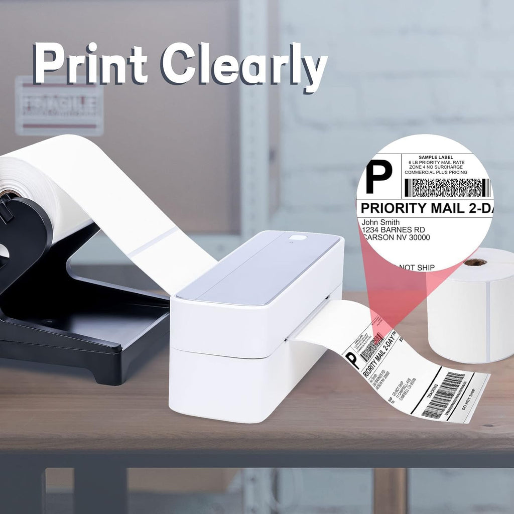 ASprink 4"x6" Thermal Shipping Address Labels - Thermal Labels 4"x6" for Label Printer - Address Label Paper Compatible with MUNBYN, Rollo, and Other Thermal Printer, 1 Pack(500 Roll/Pack)