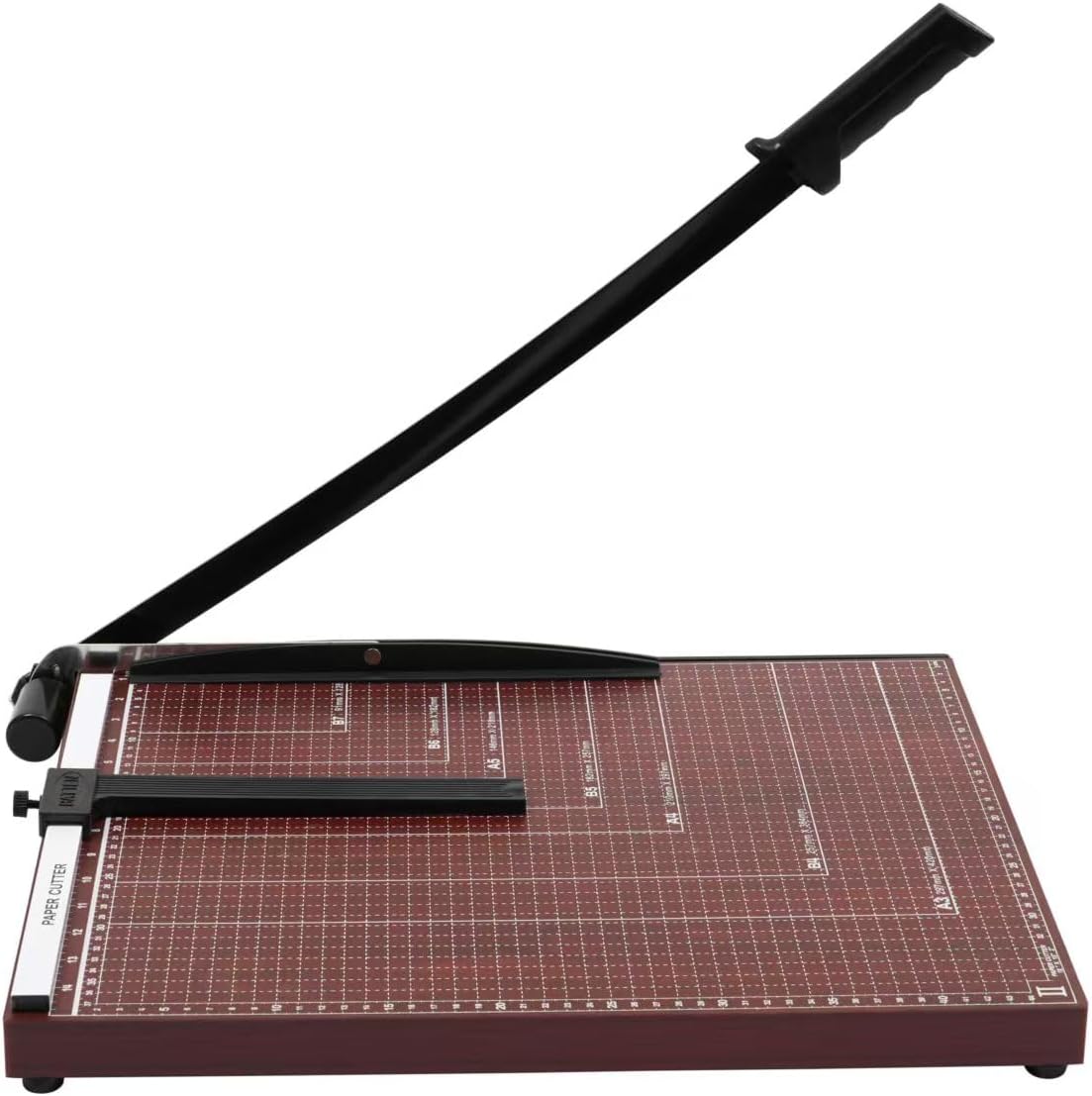 18" Guillotine Paper Cutter, Heavy Duty Trimmer with Safety Lock
