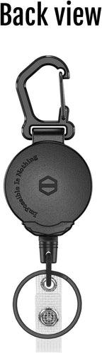 MNGARISTA Retractable Keychain, Heavy Duty Carabiner Badge Holder, Tactical ID - Image 7