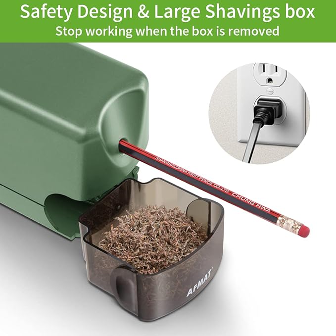 AFMAT Electric Pencil Sharpener - Image 6