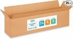 Long Moving & Shipping Boxes 24"L x 6"W x 6"H by IDLPackaging