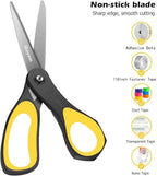 Scissors, iBayam 3 Pack 8" All Purpose Nonstick Scissors, 2.5MM Thickness - Image 5