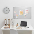 Bulletin Board, 36 x 24 Inches Felt Pin Board, Cork Alternative - Image 7