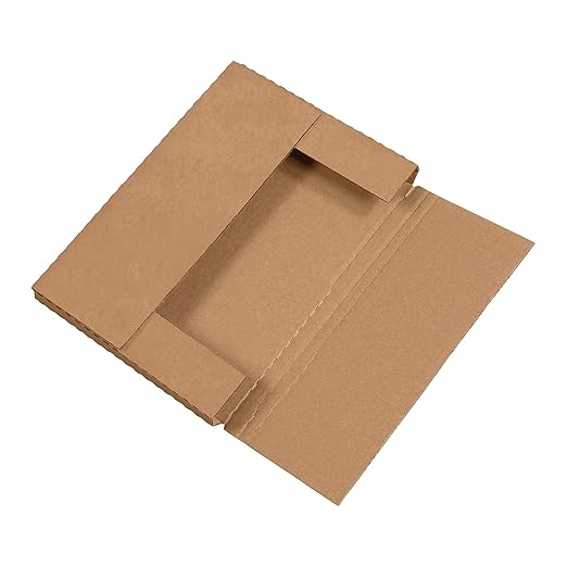 Tape Logic TLM1291 Easy-Fold Mailers, 12 1/8" x 9 1/8" x 1" by TapeLogic