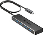 VIENON USB C Hub with 4 USB 3.0 Female Ports, USB C Splitter USB Extender by vienon