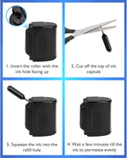 Identity Theft Protection Roller Stamp, 1 Refill Ink - Image 8