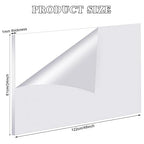 Roowest 6 Pcs 24 x 48 Inch, 1 mm Thick Clear Acrylic Sheets Plastic Panels - Image 2