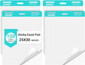 SHARBDA Sticky Easel Pad, 25 * 30 inch, Self-Stick Flip Chart Paper, Super by SHARBDA