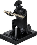CYXStar Roman Praetorian Prefect Warrior Knight Pen Holder Desk Ornament Resin by CYXStar