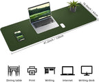Leather Desk pad Protector, Large Desk mat - Image 2