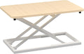 Decoholic Light Wood Small Single 24 inch Scissors Lift Keyboard and Mouse Riser by DECOHOLIC