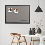 Gideal Large Bulletin Board 36 x 48 Inch, 100% Wood Framed Canvas Cork Board - Image 8