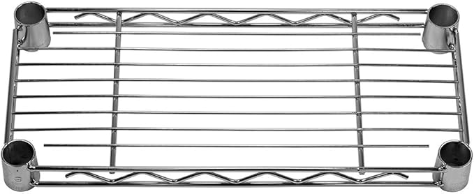 Shelving Inc. 8" d x 18" w Chrome Wire Shelving - Image 3