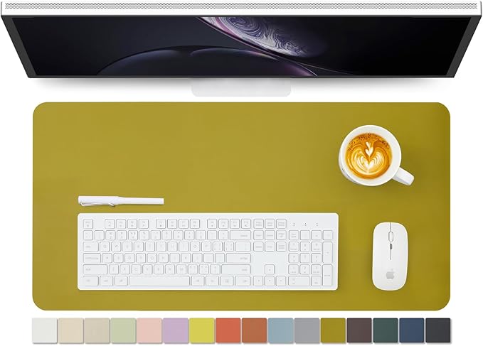 Leather Desk Mat by HOMIEAZICOZI