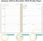 2026 Planner - A5 Weekly & Monthly Planner Spiral Bound, January 2026 - - Image 3