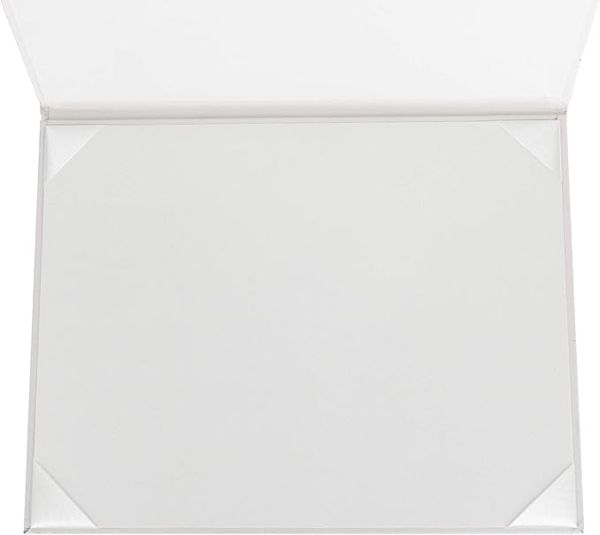 GraduationMall 8.5"x11" Smooth Padded Diploma Cover Certificate Holder White - Image 4
