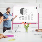 Large Dry-Erase Rolling Magnetic Whiteboard - Image 6