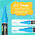 Extra Fine Tip Liquid Chalk Markers - Image 3
