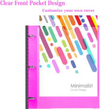 INFUN 1 Inch Telescoping 3 Ring Binder - Image 4