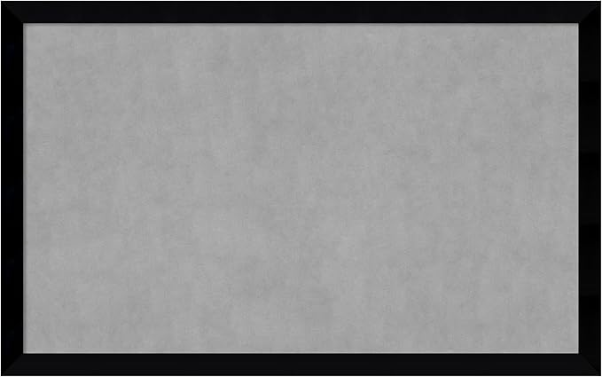 Amanti Art Black Framed Magnetic Board 27x43 Large Vision Board by AmantiArt