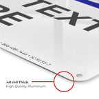 Custom Notice Sign, OSHA Sign, 10x7 Inches, Rust Free .040 Aluminum, Fade - Image 6