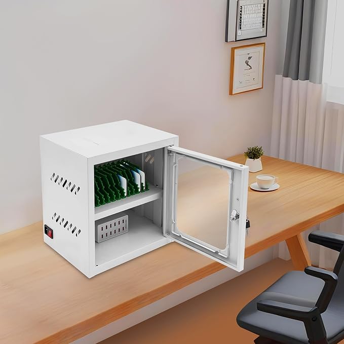 QUEWATSA Cell Phone Charging Station, 12-Device Rechargeable Mobile Phones - Image 4
