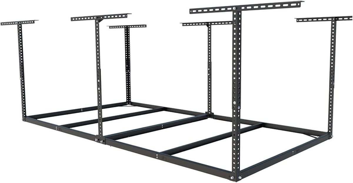fleximounts 4x8 overhead garage storage rack, without decking, main product view