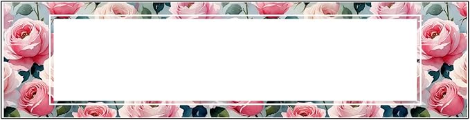 Signs ByLITA Floral Pattern Customized Nameplate | Rose Blush Personalized Full - Image 8